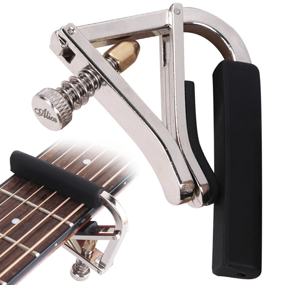 Universal Guitar Capo Adjustable Tension Guitar Tuner Clamp for Acoustic Electric Guitar Accessories Parts Qme