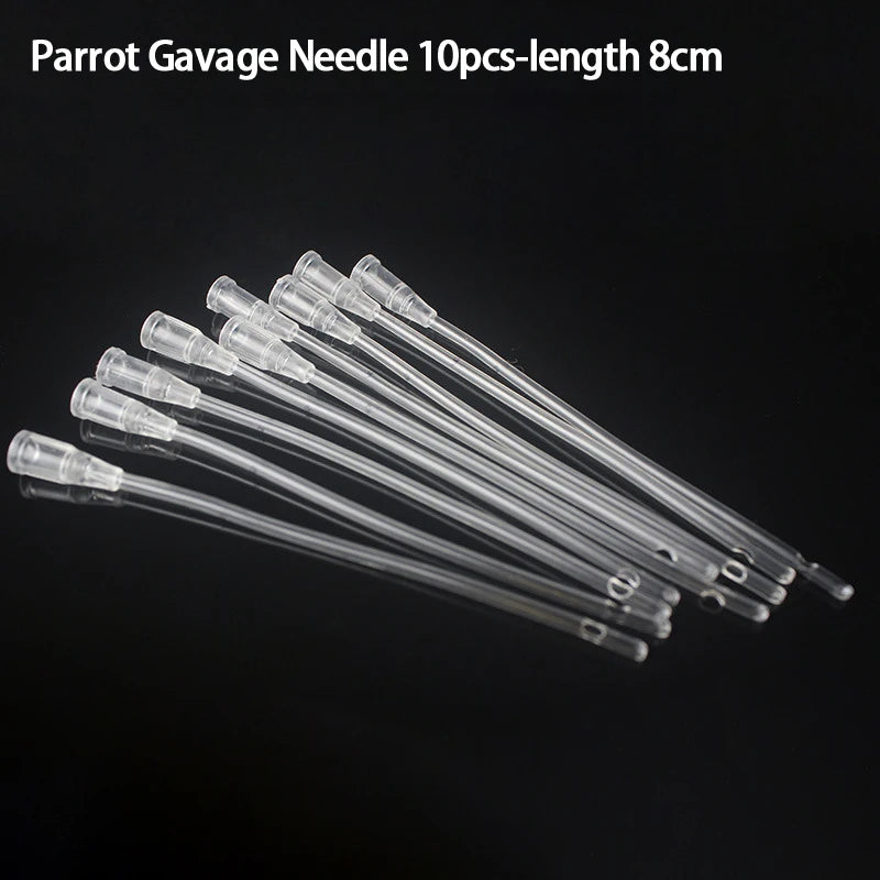 About 8 12 Silicone Soft Tube Parrot Little Bird Oral Gavage Needle Qme 10pcs 8cm