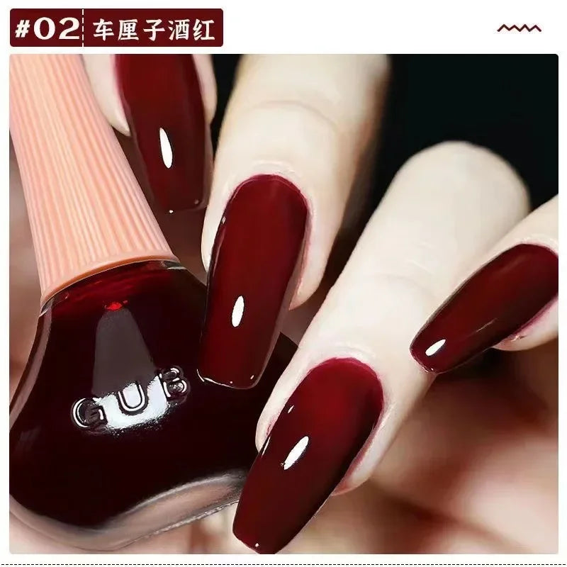 45 Colors Nail Polish Oil-based Nails No-bake Quick Dry Non-tear