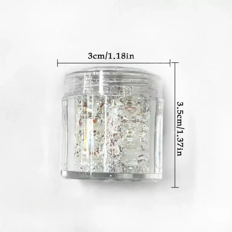 1 3 Bottle Chasing Light Colored AB Nail Art Powder Popular Online Qme