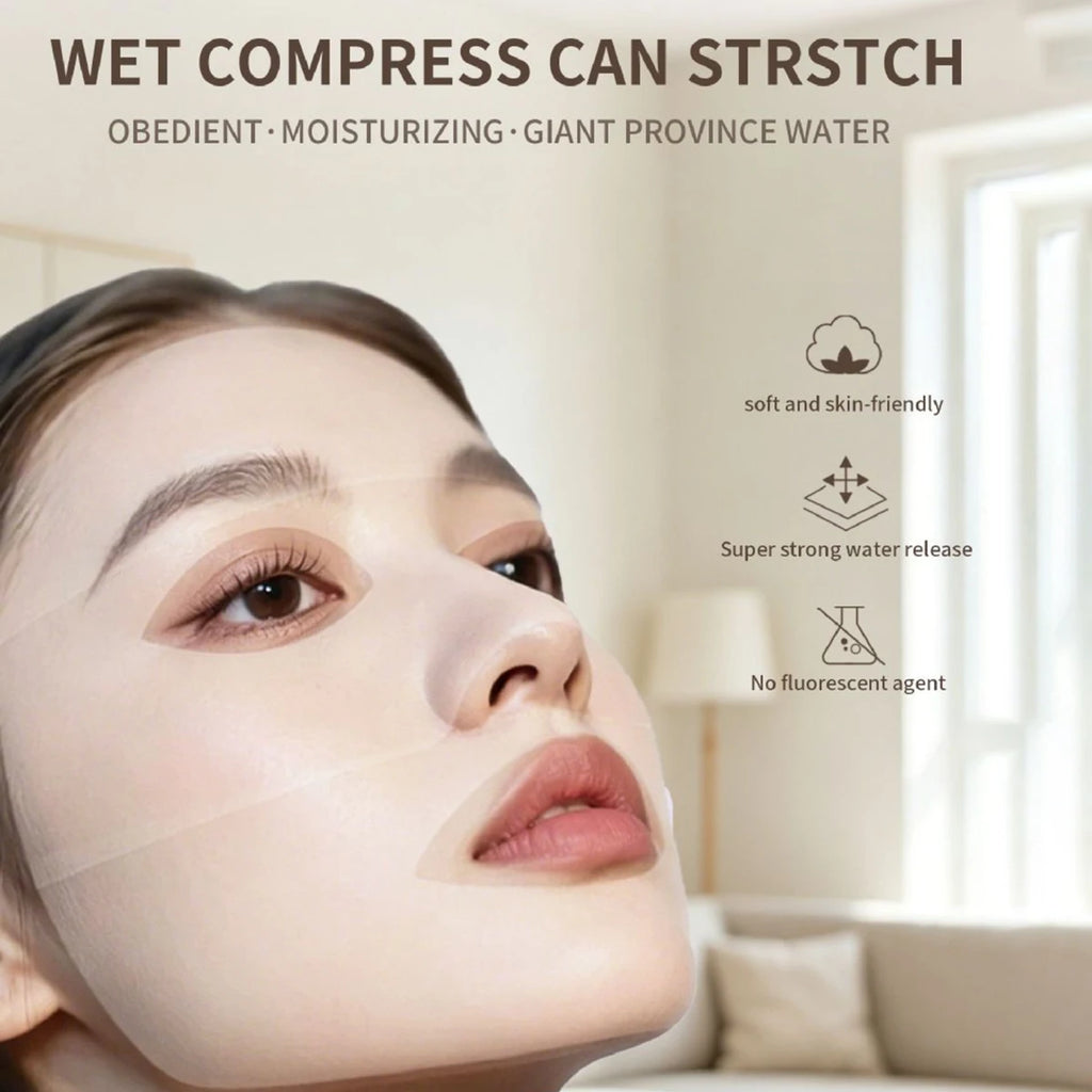Stretchable Moisturizing Cotton Pads Hydrating Towels Compresses Qme