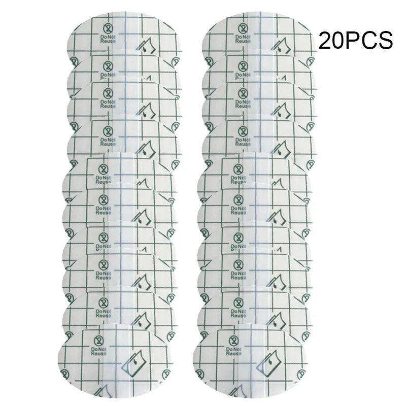 Waterproof Ear Patches Baby Bathing Earmuffs Swimming Showering Qme 20PC-White
