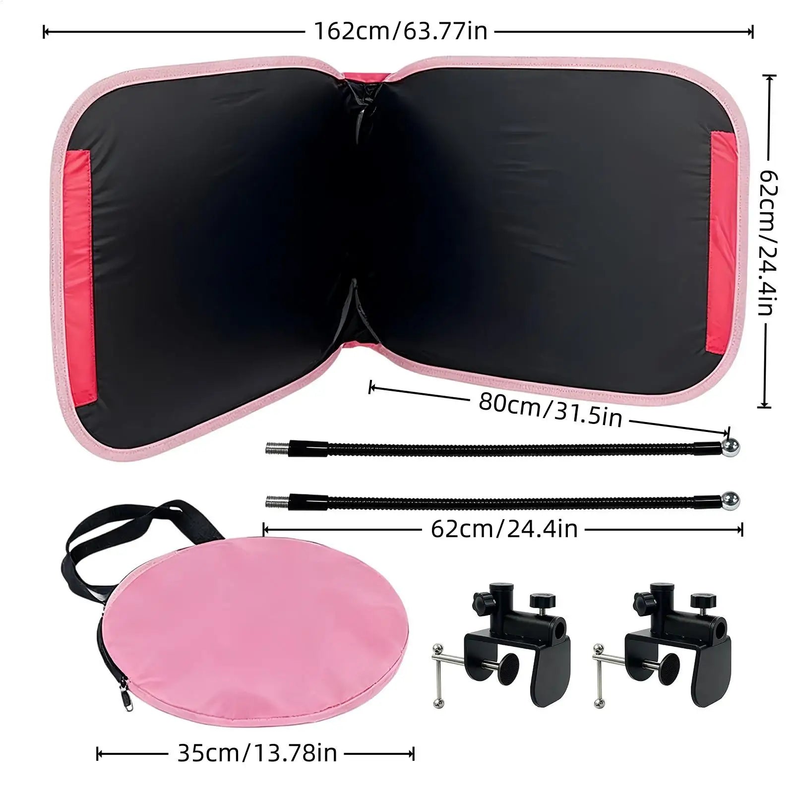 Desktop Privacy Shade Desktop Overhead Privacy Protection Office Light Blocker For Men Adults Coworkers Colleagues Teachers Qme