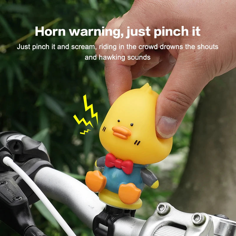 Cartoon Bike Horn Outdoor Squeeze Clearly Sound Bells Childrens Kid Qme