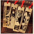 Chinese Style Bookmarks Creative Metal Hollow Out Metal Book Mark Tasse With Red Knot For Kids Students Gifts School Supplies Qme 4Pcs Random style