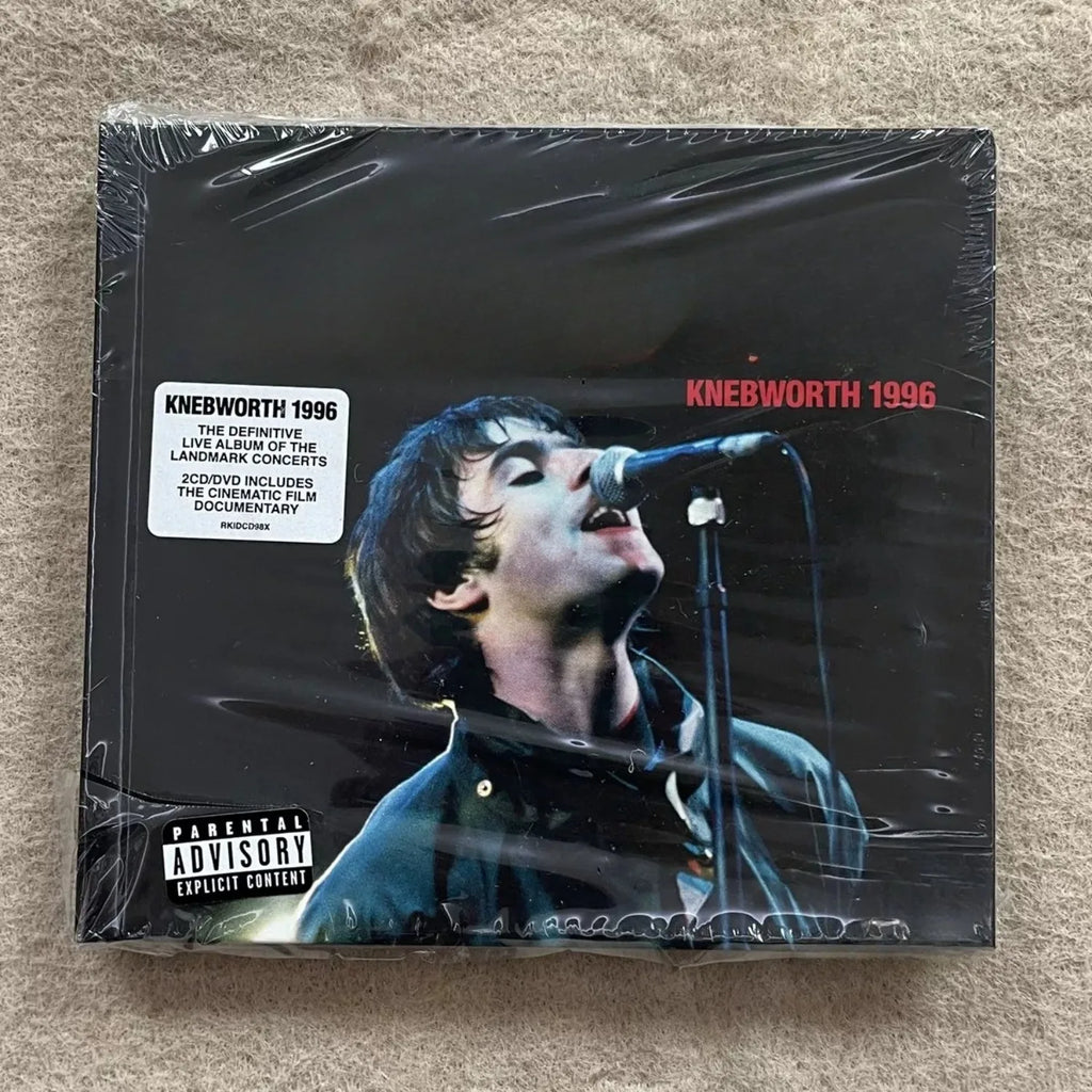 Classic Britpop Live CD Album | Stage Lead Singer Portrait Atmospheric Cover, Legendary Concert Full Track Edition Qme 1996