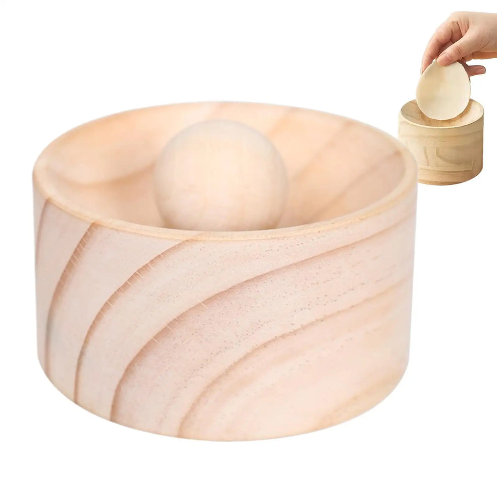 Dumpling Maker Non-Stick Wooden Manual Kitchen Gadgets Dumpling Mold Skin Maker Press for Home Kitchen Apartment Restaurant Qme