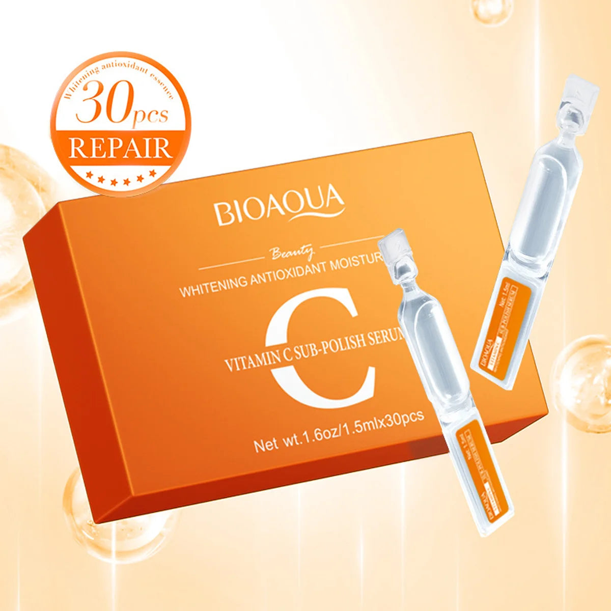 Vitamin C Single-use Serum Deeply Moisturizes Nourishes Skin Whitens Qme