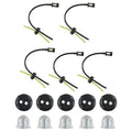 5/10 Set Fuel Filter Fuel Hose Seal For Brushcutter Hedge Trimmer Engine Fuel Tank Filter Kit Fuel Filter And Hose Seal Set Qme 5set