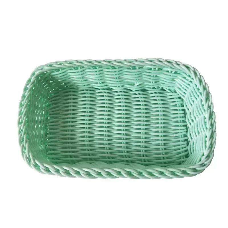 Plastic Storage Box Container Desk Organizers Stationery Cosmetics Toy Basket with Lid Drawer Jewelry Case Kitchen Home Supplies Qme A-Green