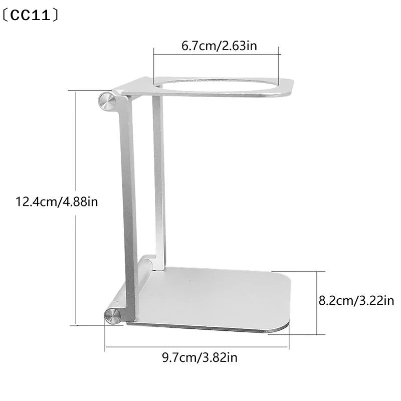 Foldable Coffee Drip Holder Aluminum Alloy Support Stand Wireless Qme