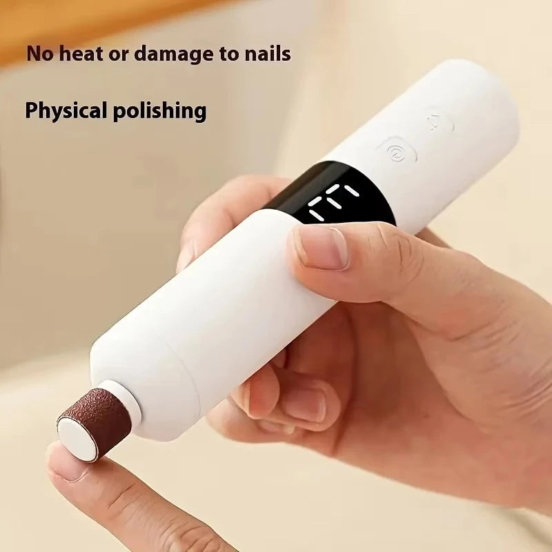 Electric 2-in-1 Foot Grinder And Nail Grinder Foot And Hand Care Equipment With 3-speed Adjustment Usb Charging Foot Grinder Qme