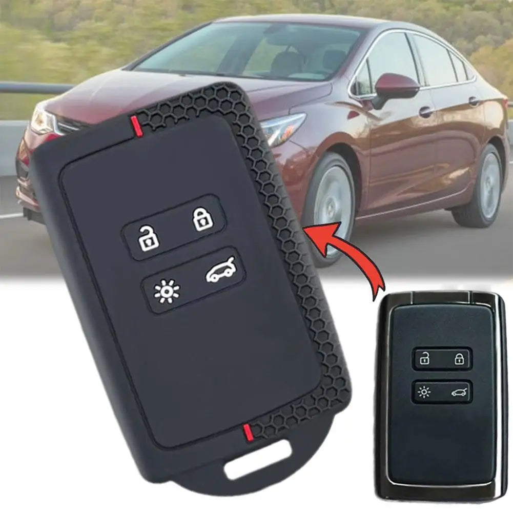 Auto Key Bag Silicone Case Cover Renault Austral Captur Arkana Koleos Qme