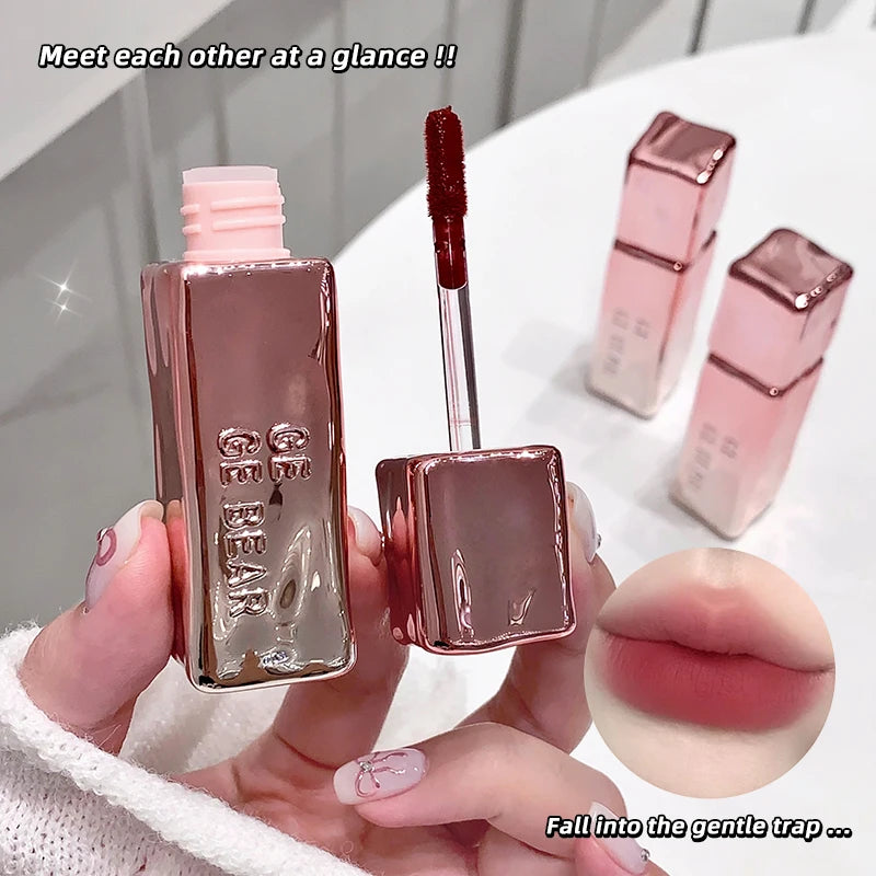 Gege Bear Velvet Matte Air Lip Mud Surface Good Blending Whitening Qme