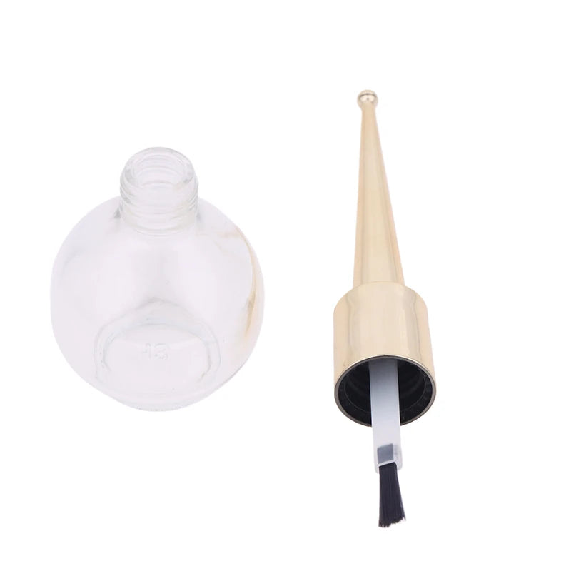 Nail Polish Bottle Gel Empty Brush Glass Container Art Qme