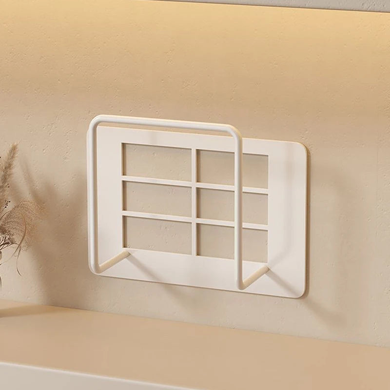 Wall-mounted Router Set-top Box Holder No-drill Multi-purpose Storage Qme