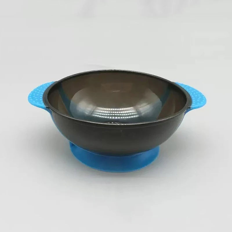 Professional Hair Coloring Tool Dye Mixing Bowl Suction Cup Secure Qme Blue