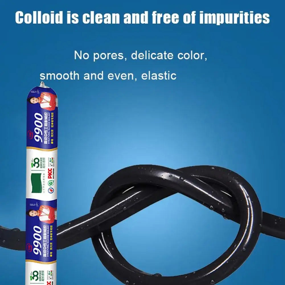 Transparent Silicon Waterproof Sealant 9900 Structural Silicone Engineering Adhesive Quick Drying For Wall Stone Doors Adhesive Qme