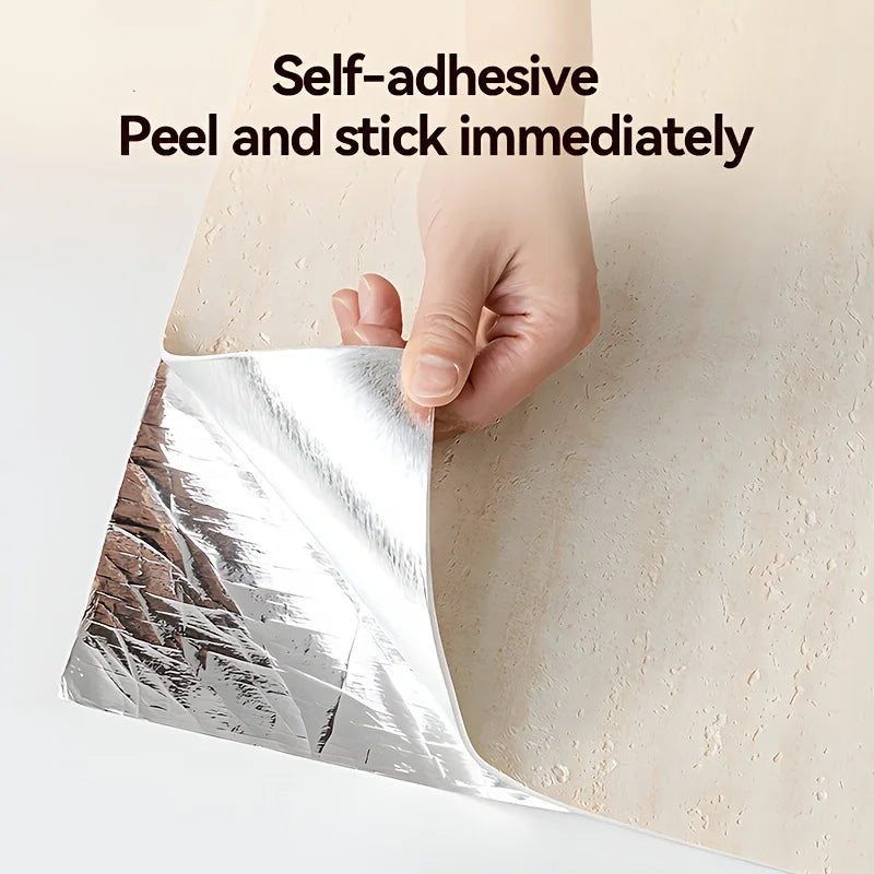 40cm x 3m Soft Ceramic Wall Sticker Self-Adhesive Thickened Foam Wallpaper Perfect for Renovating Living Room TV Background Wall Qme
