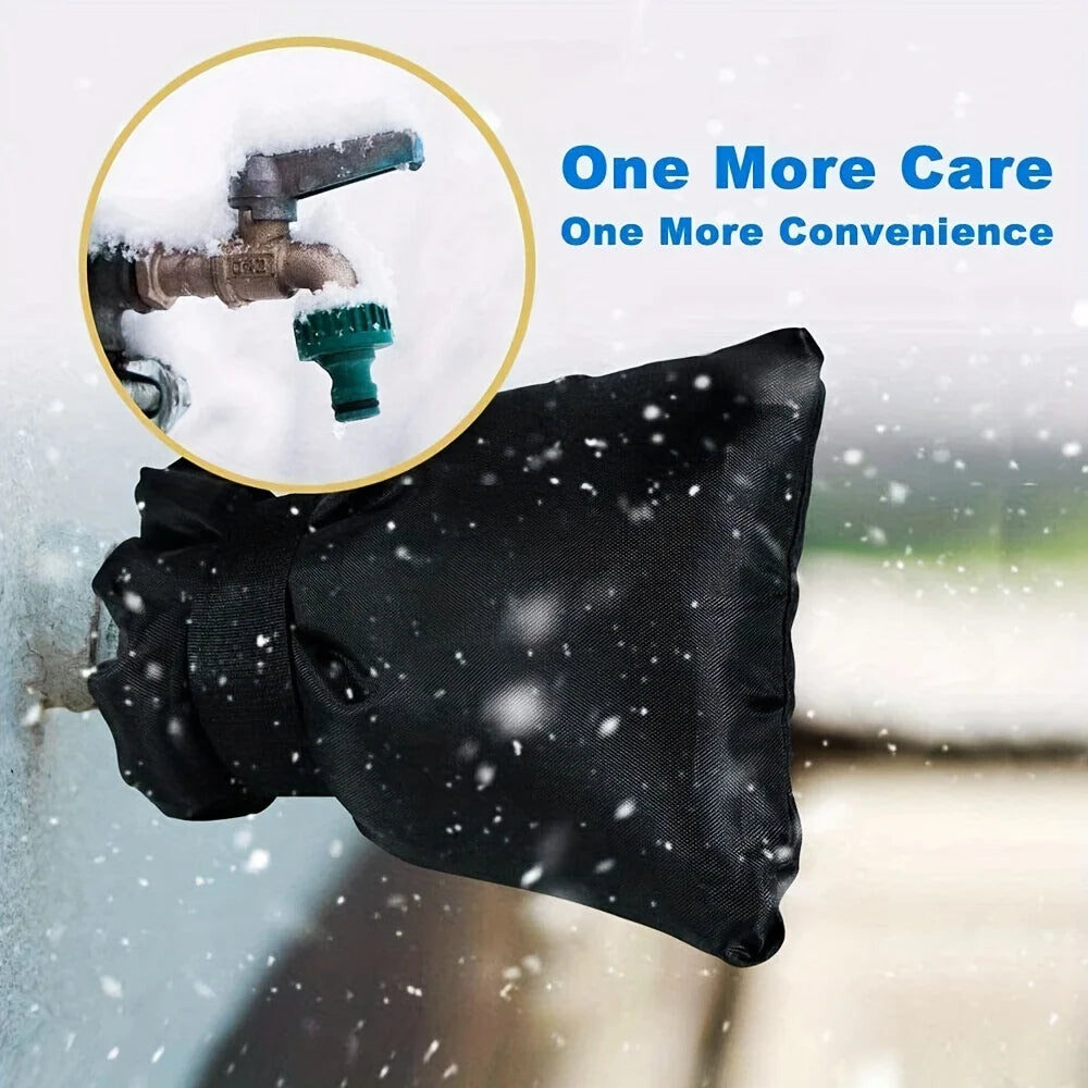 1Pc Winter Outdoor Faucet Cover, Waterproof Garden Faucet Antifreeze Protective Socks, Reusable Faucet Protective Cover Qme
