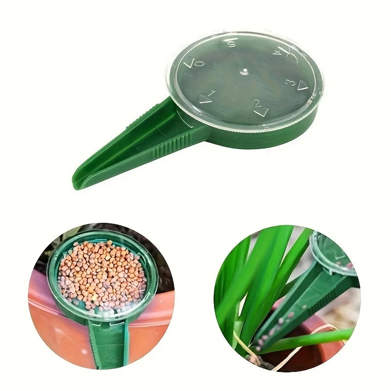 Multifunctional Adjustable Handheld Planter & Seed Sower, Garden Seeding Dispenser Tool for Various Seed Sizes Qme
