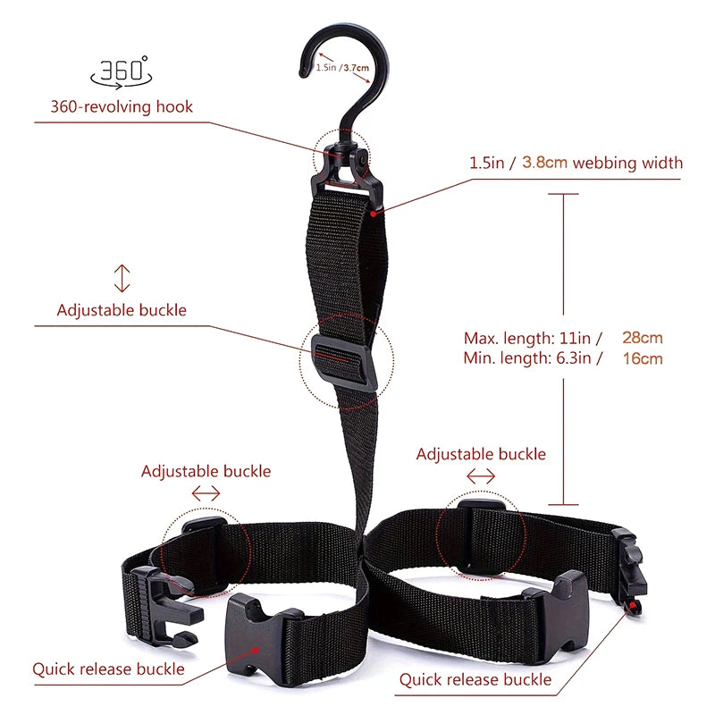 Fishing Waders Boots Lanyard Adjustable Drying Shoe Rack Water Qme Default Title