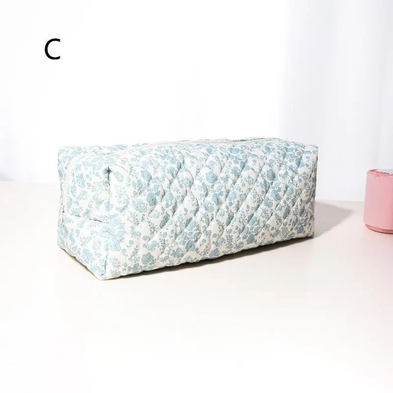 Padded Cosmetic Bag With Large Capacity Hair Dryer Storage Pouch Portable Hair Styling Tools Separate Compartments With Zipper Qme C