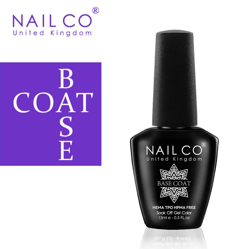 NAILCO Plum Gel Nail Polish Matte Coat Autumn Winter Semi Permanent