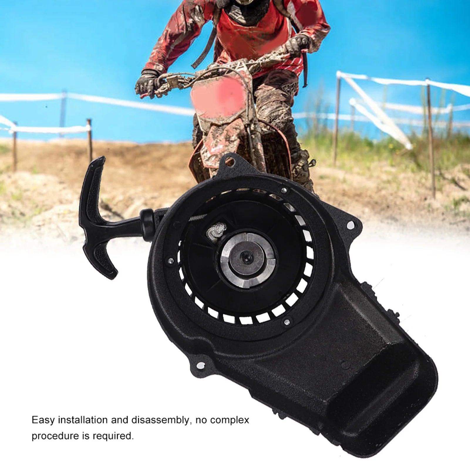 2 Stroke Pull Starter Start for Mini Dirt Bike 49cc Bike ATV Engine Pull Starter Motorcycle Pull Starter Pull Start 49CC Qme