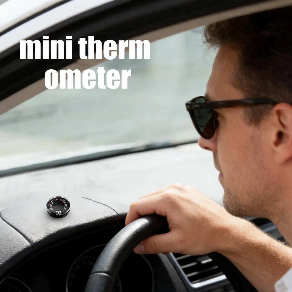 Car Air Thermograph Mechanical Small Portable Temperature Gauge Qme