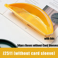 Mousse Cake Box 50 Sets Cup Lid Banana Banana-shaped Dessert Qme B