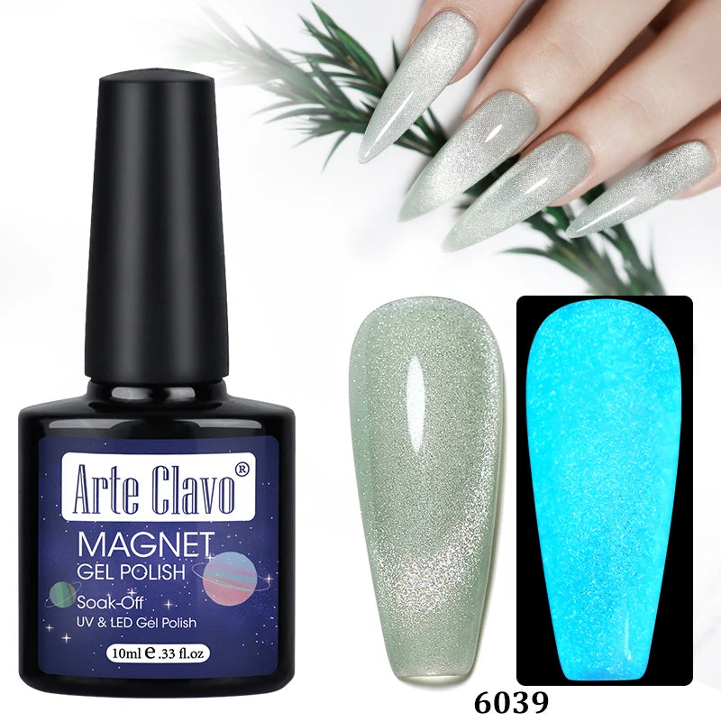 Arte Clavo Shining Transparent Cat Eye Magnetic Gel Unicorn Auroras