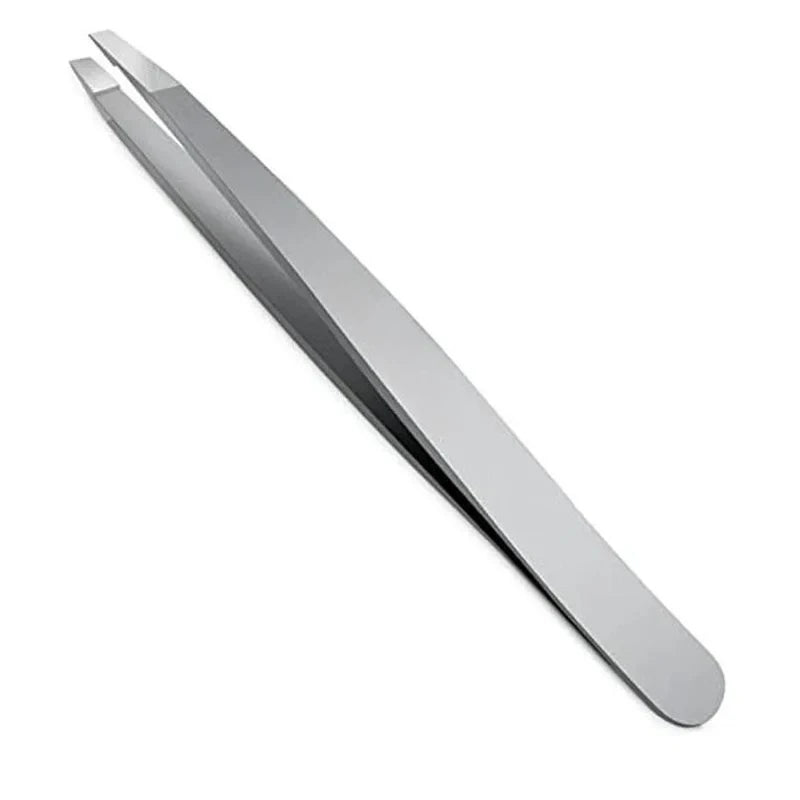 Hair Removal Makeup Tools Eyebrow Tweezer Stainless Steel Oblique Eye Qme 1PC