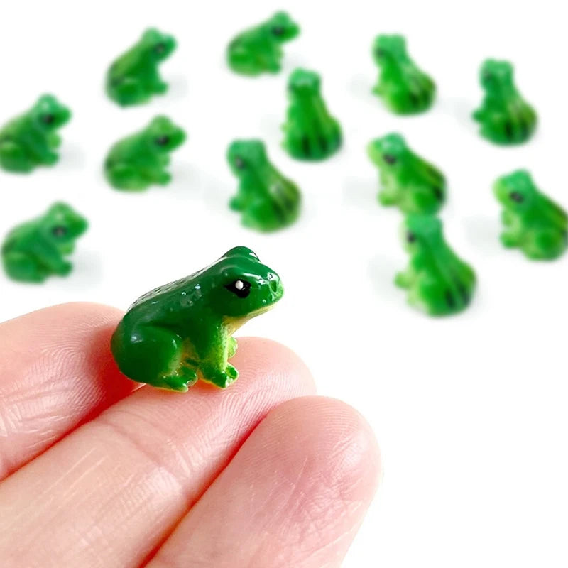 5 Resin Crafts Home Decoration Accessories Party Decoratio Mini Frog Qme