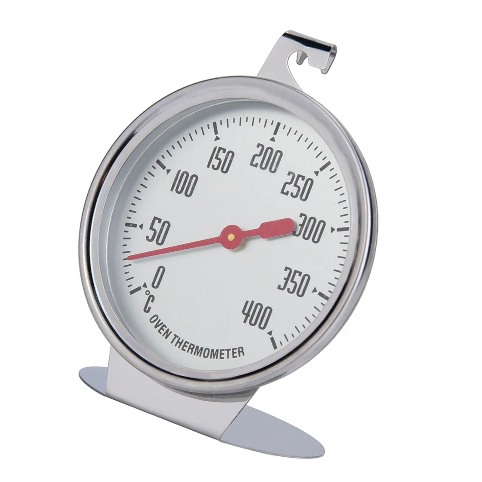 Temperature Gauges 0-400 Degrees Stand Up Oven Thermometer Stainless Steel Large Gage Kitchen Baking Supplies Thermometer Qme