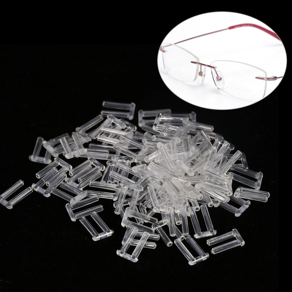 Glasses Accessories 3 Types New Plastic Compression Sleeves for Rimless Glasses Accessories Tools Glasses Sleeves Tool Qme