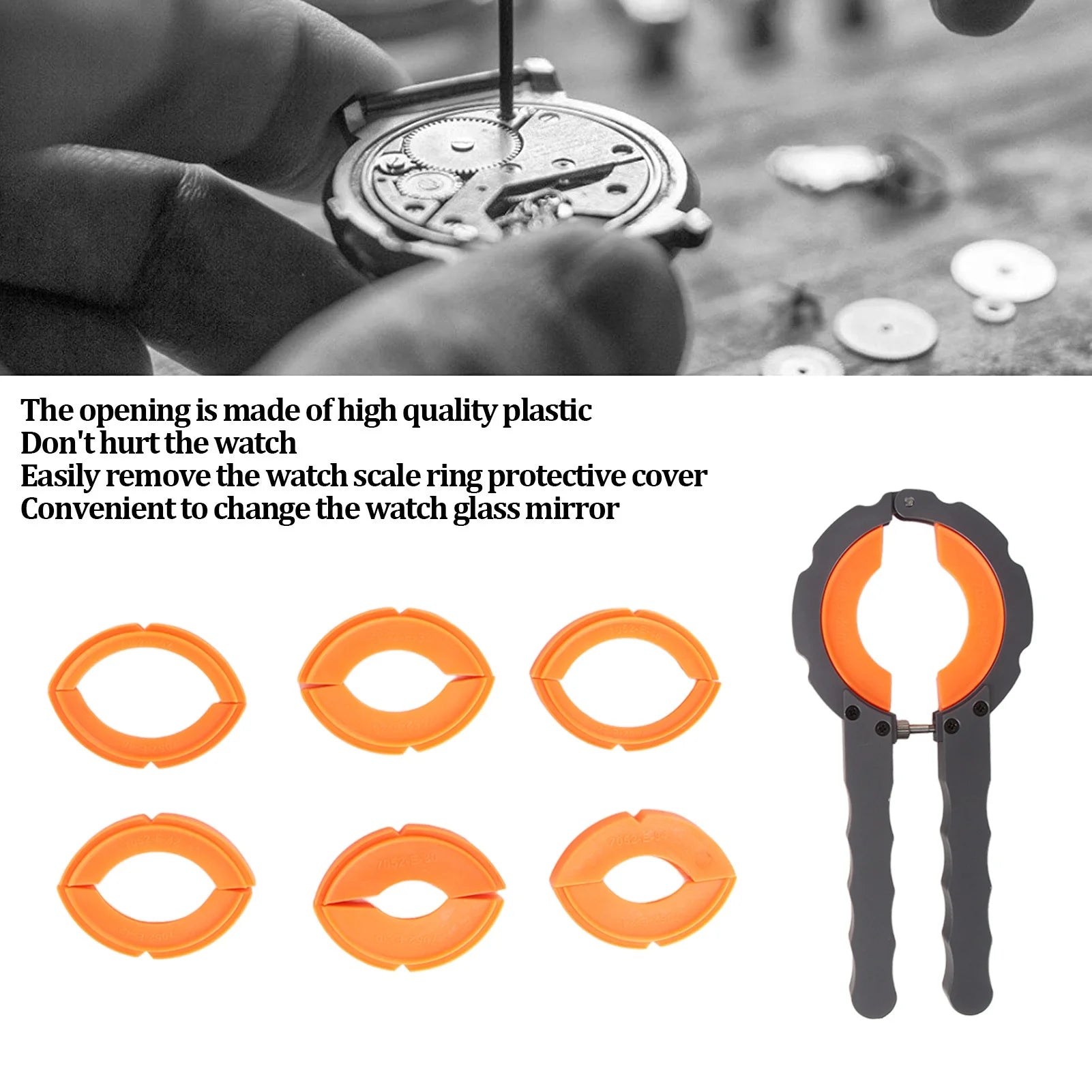 Watch Bezel Ring Opener Watch Bezel Remover Professional Watch Bezel Remover Alloy Watch Bezel Ring Opener Tool for Watchmakers Qme
