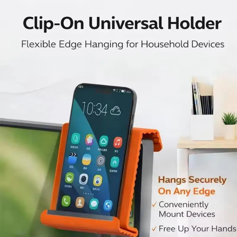 Portable Phone Tablet Stand Flexible Silicone Foldable Desktop Holder Qme