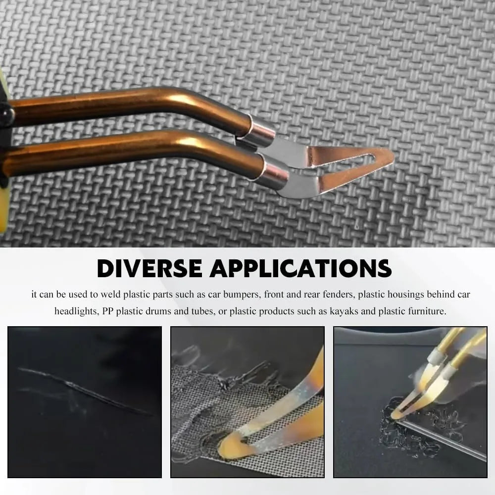 Stainless Steel Hot Melt Repair Triangle Wiping Flat Head Adjustable 45° Elbow Design Soldering Iron Tips Welding Repair Tools Qme
