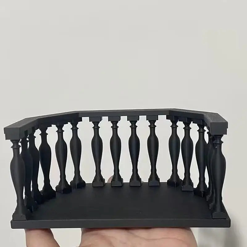 Collectors Miniature Scenes DIY Dollhouse Accessories Balcony Railing Qme