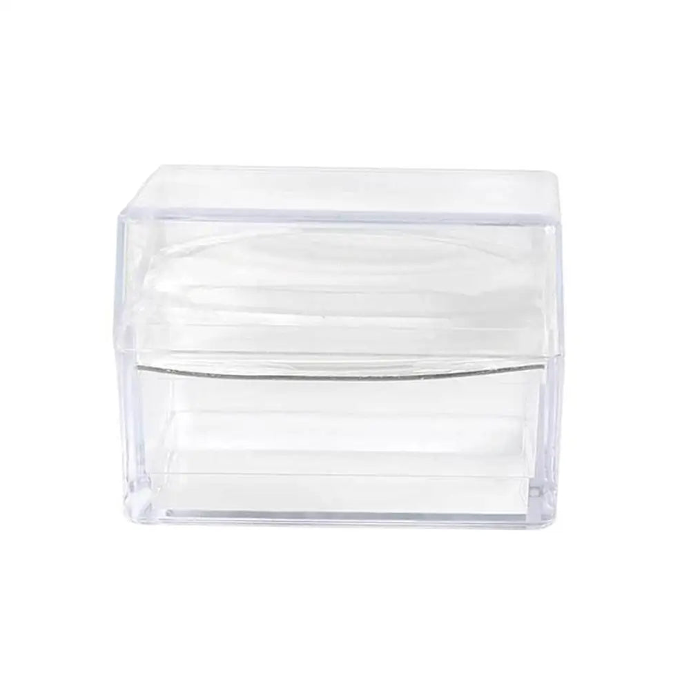 Nail Stamper French Art Clear Silicone Stamping Scraper Round Qme square shape