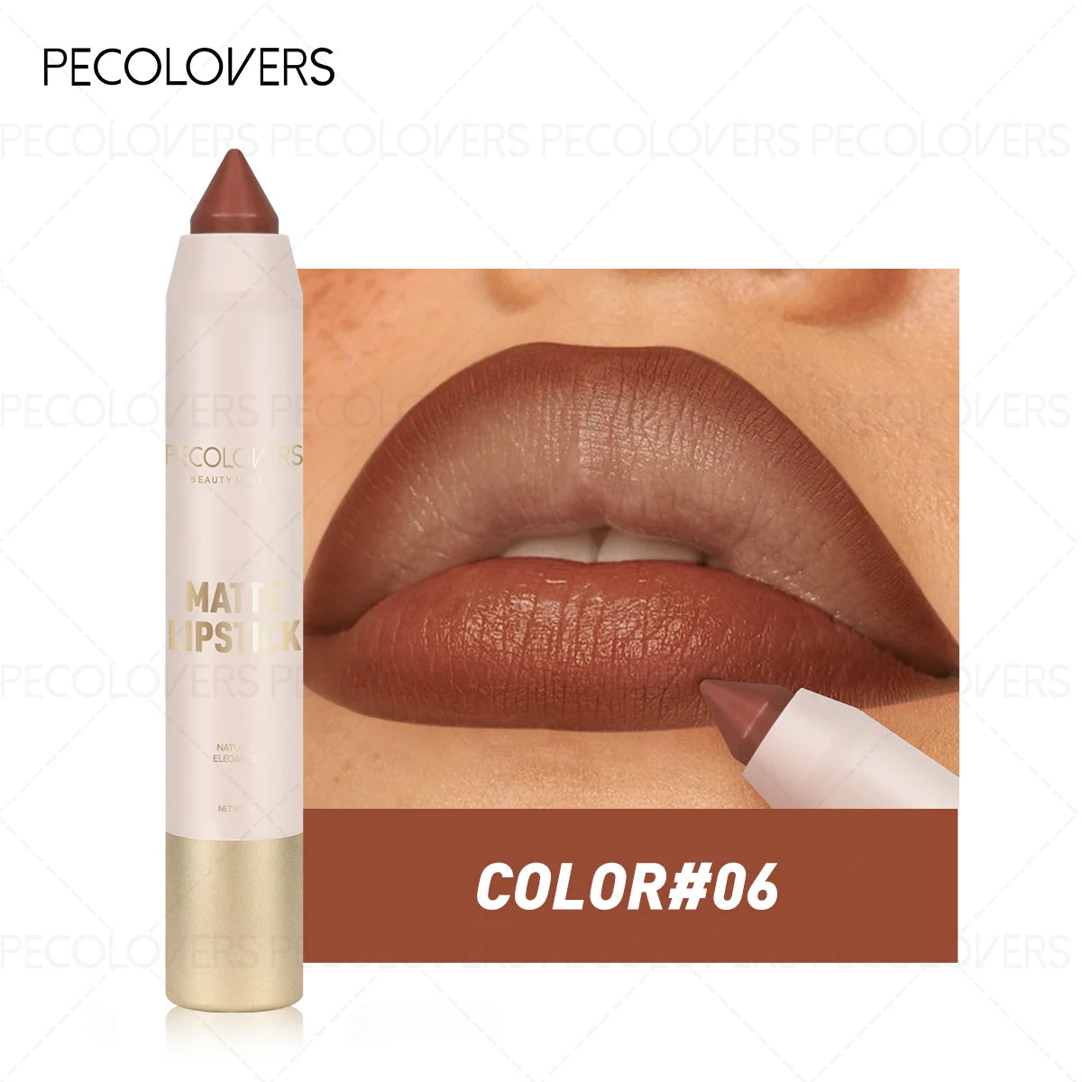 Multi Lipliner Plump Charming Lips Waterproof Sweat Resistant Qme 06