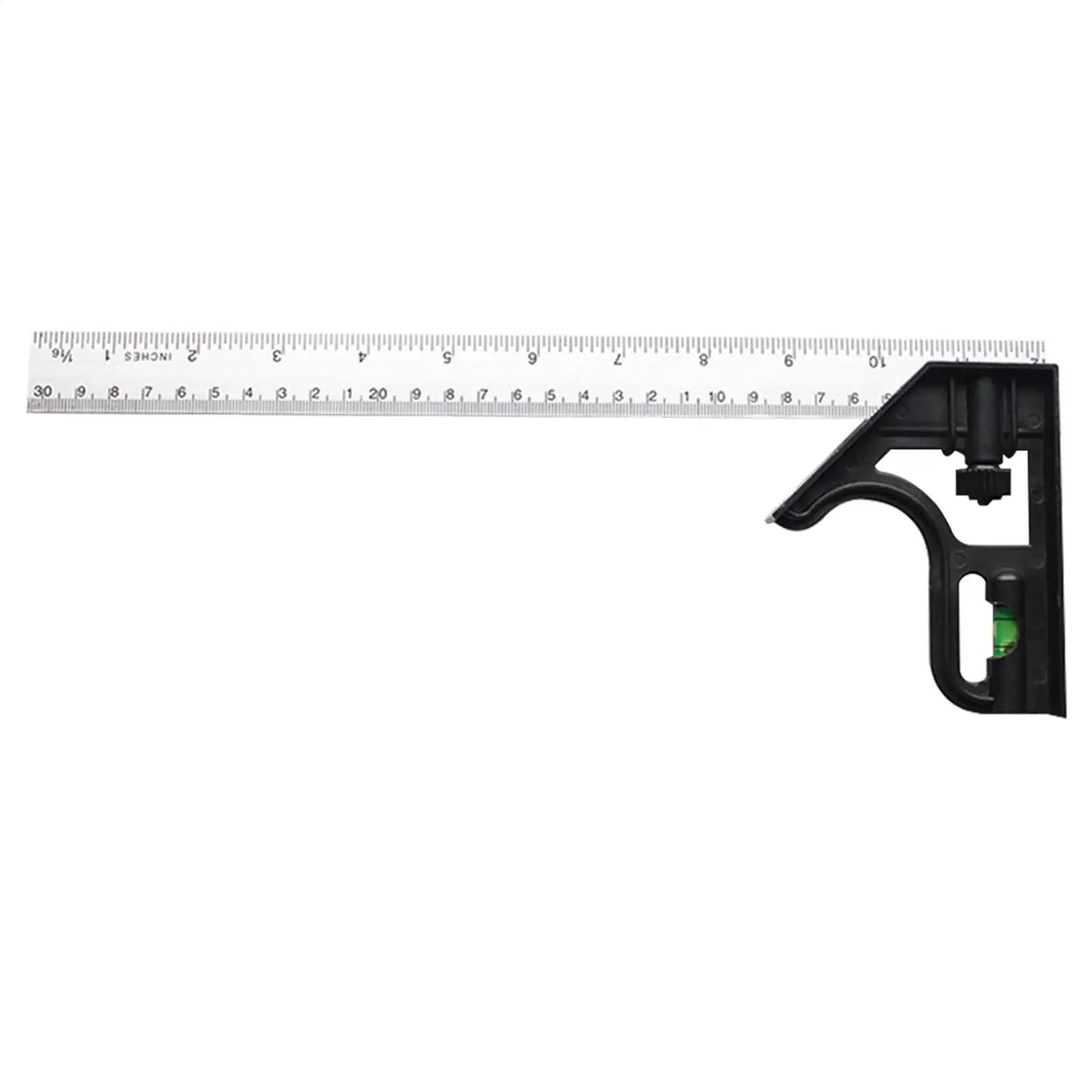 Carpentry Squares Accurate Metal Body Adjustable Angle Square 90/45 Degree Measuring Tool Stainless Steel Multifunctional for Qme
