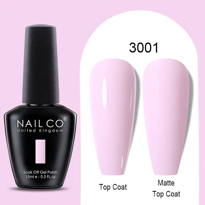 NAILCO Winter Red Gel Nail Polish Semi Permanent Soak Off Varnishes