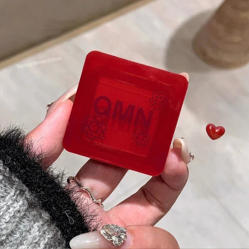 Monochrome Blush Palette Tomato Orange Blusher Powder Natural Face Makeup Matte Peach Rouge Contour Shadow Palette Girl Cosmetic Qme
