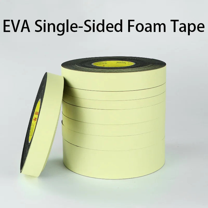 Door and Window Sponge Sealing, Thickened Single-Sided Tape, Sound Insulation, Waterproof, Shockproof and Anti-Collision Qme