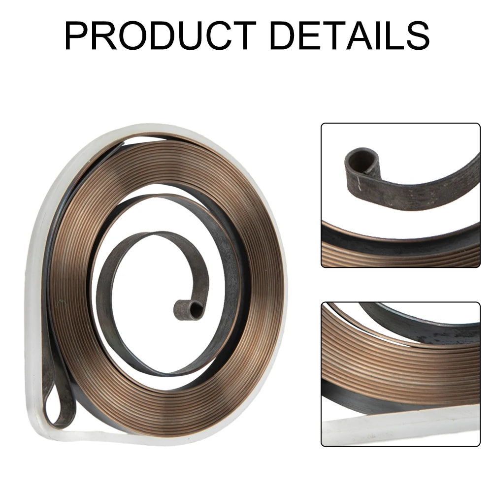 1PC 41mm Recoil Pull Starter Spring Replacement Pulley Rope Recoil Repair Kit For 45cc,52cc,4500,5200 Chinese Chainsaw Tarus Qme