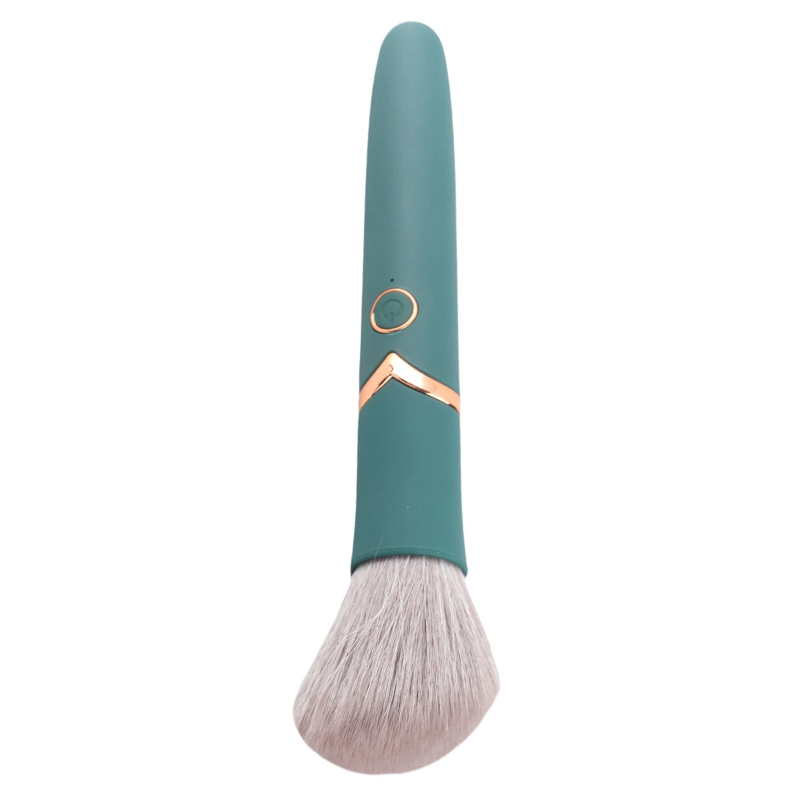 Electric Cosmetic Brush Loose Powder Brush USB Rechargeable Makeup Brush 10 Gears Soft Hair Electric Beauty Brush Green Qme 1pcs