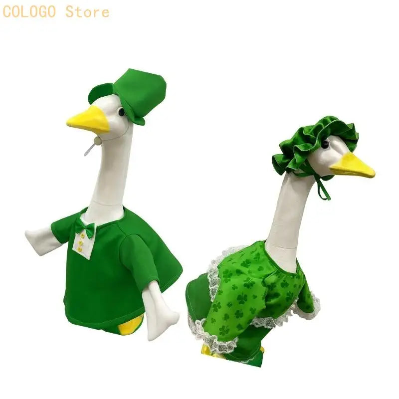 Multifunctional Patrick's Day Attire Suit Porch Geese Feature Qme