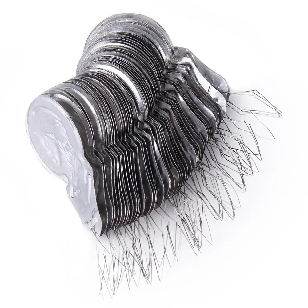 50Pcs Bow Wire Needle Threader Stitch Insertion Machine Hand Sewing Thread Tool Sewing Accessories Qme Default Title